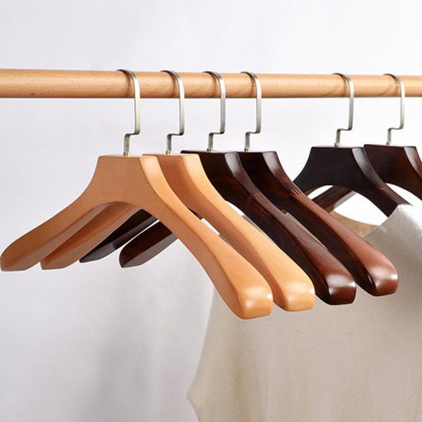 hangers & racks 5pcs/lot solid wood coat for wide shoulder anti-skid wooden suits hanger strong clothing rack heavy clothes
hangers & racks 5pcs/lot solid wood coat for wide shoulder anti-skid wooden suits hanger strong clothing rack heavy clothes