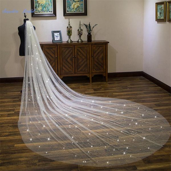 bridal veils sapphire 2021 accessories gold sequin 4m long wedding veil velo de novia 1 tier cut-edge with comb, Black
bridal veils sapphire 2021 accessories gold sequin 4m long wedding veil velo de novia 1 tier cut-edge with comb, Black