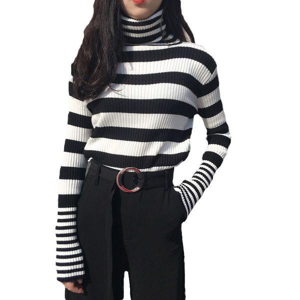 tees autumn winter women knitted and striped black shirts korean tall, thin, wild turtleneck of vintage sweater z5 6fvt, White
tees autumn winter women knitted and striped black shirts korean tall, thin, wild turtleneck of vintage sweater z5 6fvt, White