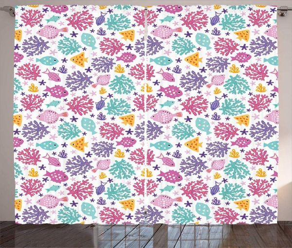 curtain & drapes white multicolor violet curtains numerous colorful maritime nautical fishes algae starfishes rockweeds design living room w
curtain & drapes white multicolor violet curtains numerous colorful maritime nautical fishes algae starfishes rockweeds design living room w