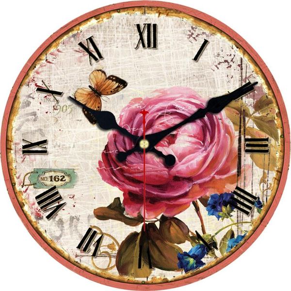 vintage shabby rose flowers bloom wall clock decorative living room bedroom kitchen decor battery operated round clocks
vintage shabby rose flowers bloom wall clock decorative living room bedroom kitchen decor battery operated round clocks