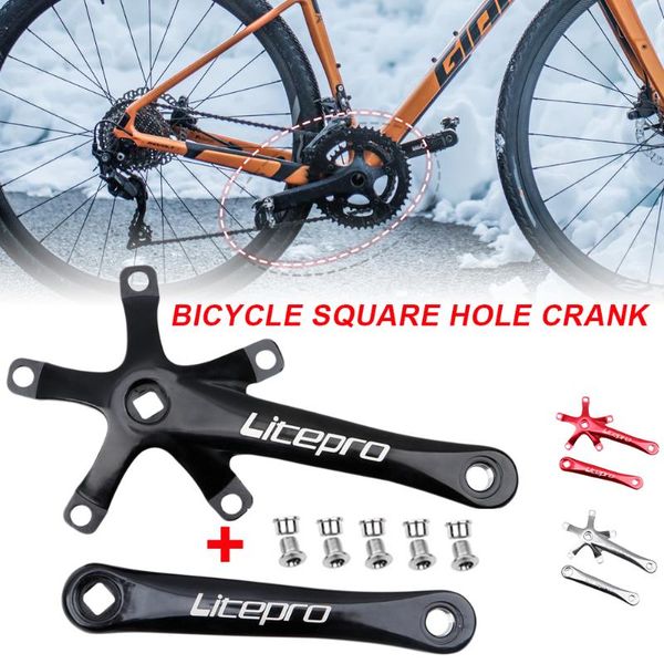 bike heels & chainwheels bicycle crank aluminum alloy arm bicicletta pieghevole mtb/guarnitura bici da strada 170 millimetri bolts
bike heels & chainwheels bicycle crank aluminum alloy arm bicicletta pieghevole mtb/guarnitura bici da strada 170 millimetri bolts