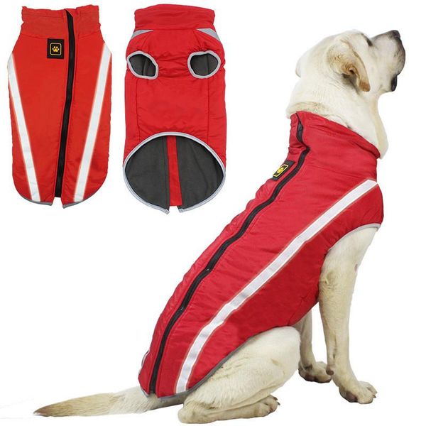 dog apparel 2021 reflective jacket winter waterproof large clothes fleece coat windproof turtleneck warm clothing
dog apparel 2021 reflective jacket winter waterproof large clothes fleece coat windproof turtleneck warm clothing