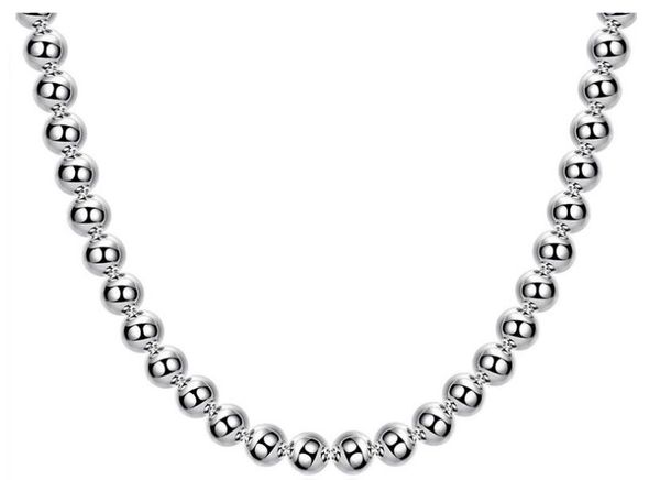 925 sterling silver men/women necklaces 8mm/10mm round ball bead chain fashion costume necklace jewelry
925 sterling silver men/women necklaces 8mm/10mm round ball bead chain fashion costume necklace jewelry