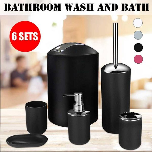 bath accessory set bathroom wash 6 in 1 plating six sets of soap dispenser/toothbrush holder/glass/soap box supplies
bath accessory set bathroom wash 6 in 1 plating six sets of soap dispenser/toothbrush holder/glass/soap box supplies