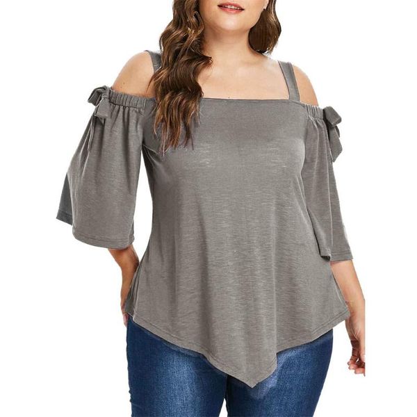 women's blouses & shirts off shoulder women bow blouse solid casual plus size asymmetric elegant shirt vintage autumn tunic female blus, White
women's blouses & shirts off shoulder women bow blouse solid casual plus size asymmetric elegant shirt vintage autumn tunic female blus, White
