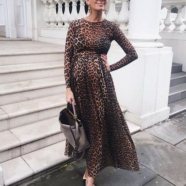 maternity dresses 2021 spring long sleeve high neck leopard print ruffled pregnant dress elegant together clothes, White
maternity dresses 2021 spring long sleeve high neck leopard print ruffled pregnant dress elegant together clothes, White