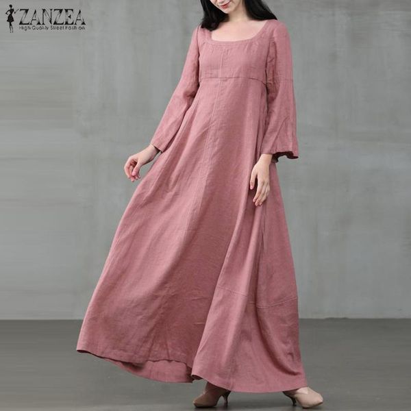 casual dresses kaftan solid robe women's autumn sundress zanzea 2021 flare sleeve vestidos female square neck maxi dress plus size 5xl, Black;gray
casual dresses kaftan solid robe women's autumn sundress zanzea 2021 flare sleeve vestidos female square neck maxi dress plus size 5xl, Black;gray