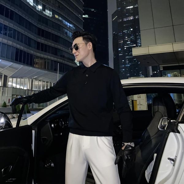 men's sweaters 2021 autumn winter fashion knitted man turn-down collar full sleeve jumpers male casual warm knitwear pullovers f446, White;black
men's sweaters 2021 autumn winter fashion knitted man turn-down collar full sleeve jumpers male casual warm knitwear pullovers f446, White;black