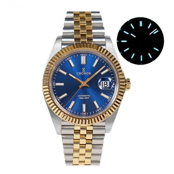 wristwatches cronos mens luxury watches men automatic watch mechanical wristwatch classic water ghost bgw9 luminous 100m waterproof sapphire, Slivery;brown
wristwatches cronos mens luxury watches men automatic watch mechanical wristwatch classic water ghost bgw9 luminous 100m waterproof sapphire, Slivery;brown