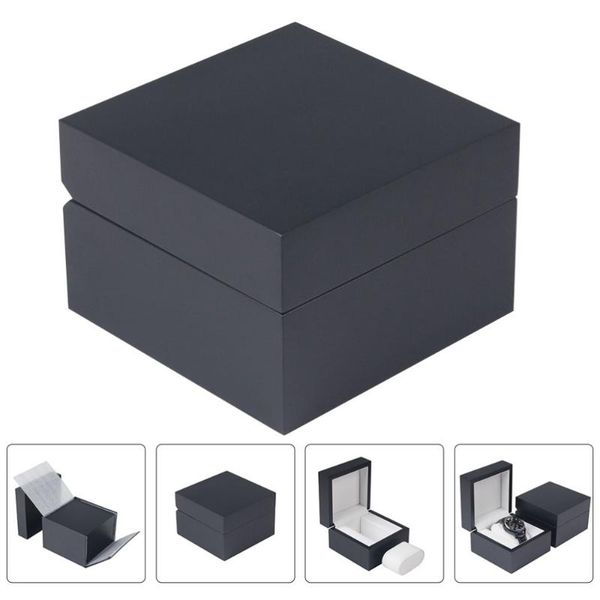watch boxes & cases 1pc single case wristwatch display box fibreboard gift, Black;blue
watch boxes & cases 1pc single case wristwatch display box fibreboard gift, Black;blue
