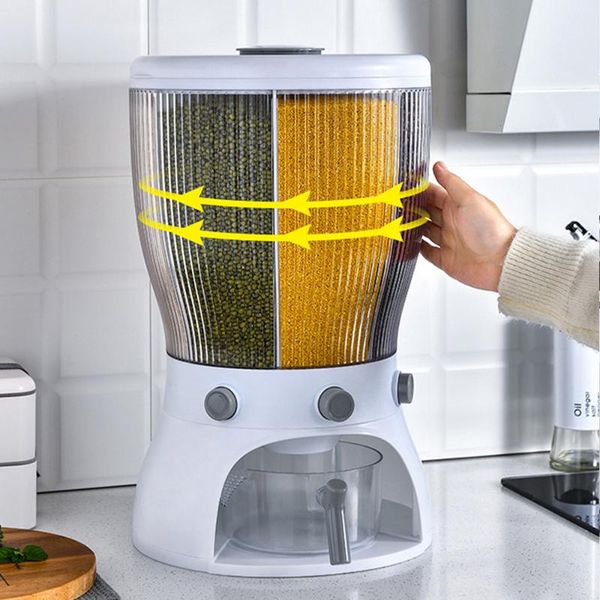 storage bottles & jars kitchen multifunctional rotatable decimeter bucket household insect-proof and moisture-proof food box
storage bottles & jars kitchen multifunctional rotatable decimeter bucket household insect-proof and moisture-proof food box