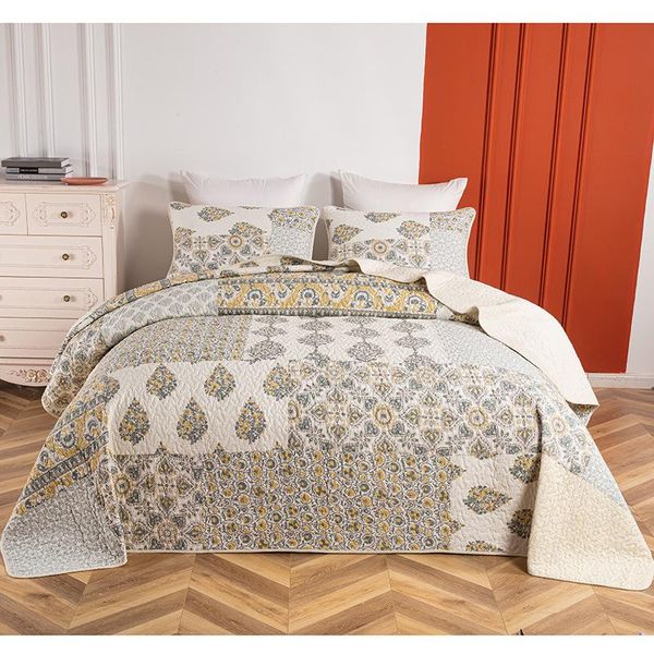 comforters & sets chausub cotton bedspreads for double bed quilt set 3pcs quilted patchwork cover king queen size blanket on coverlets
comforters & sets chausub cotton bedspreads for double bed quilt set 3pcs quilted patchwork cover king queen size blanket on coverlets