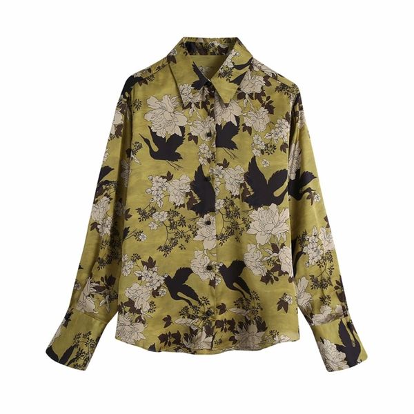 vinatge woman golden flower satin printed blouses spring fashion ladies chinese style blouse female elegant soft shirt 210515, White
vinatge woman golden flower satin printed blouses spring fashion ladies chinese style blouse female elegant soft shirt 210515, White