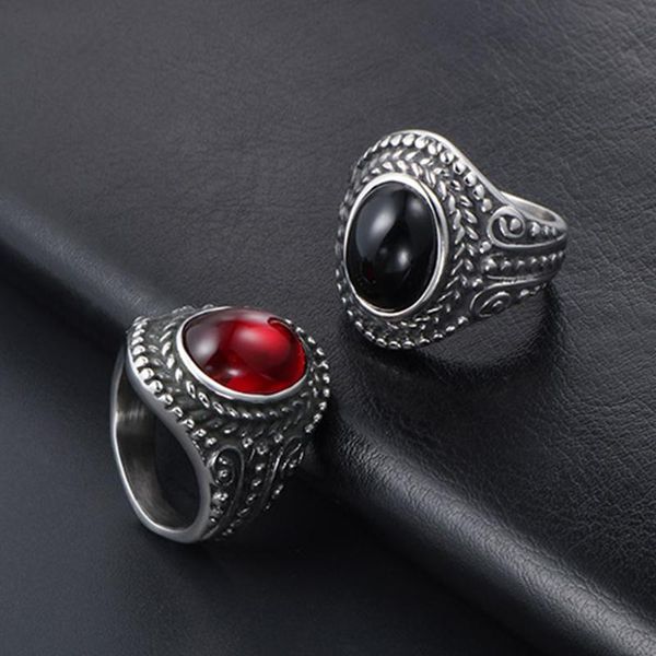 cluster rings punk mens black stainless steel gothic evil eye longan wholesale red big ring antique male accessories jewelry, Golden;silver
cluster rings punk mens black stainless steel gothic evil eye longan wholesale red big ring antique male accessories jewelry, Golden;silver