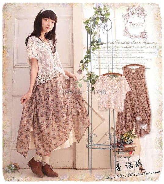 casual dresses harajuku mori girl cawaii lace floral spring dress vestido falda women clothing lolita twinset cotton tunique, Black;gray
casual dresses harajuku mori girl cawaii lace floral spring dress vestido falda women clothing lolita twinset cotton tunique, Black;gray