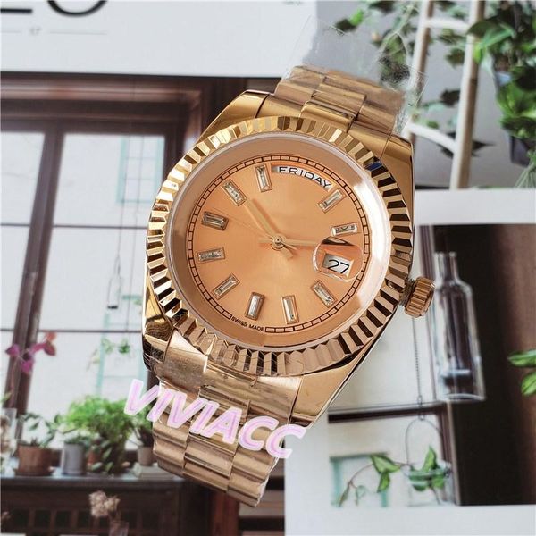 fashion automatic mechanical red gem men watches daydate rose gold diamonds dial stainless steel sapphire calendar watch 39mm wristwatches, Slivery;brown
fashion automatic mechanical red gem men watches daydate rose gold diamonds dial stainless steel sapphire calendar watch 39mm wristwatches, Slivery;brown