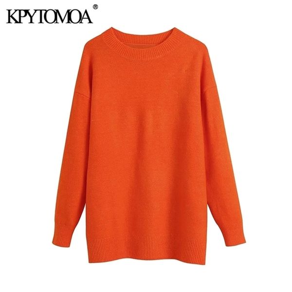 kpytomoa women fashion soft touch loose knitted sweater vintage o neck long sleeve female pullovers chic 211217, White;black
kpytomoa women fashion soft touch loose knitted sweater vintage o neck long sleeve female pullovers chic 211217, White;black