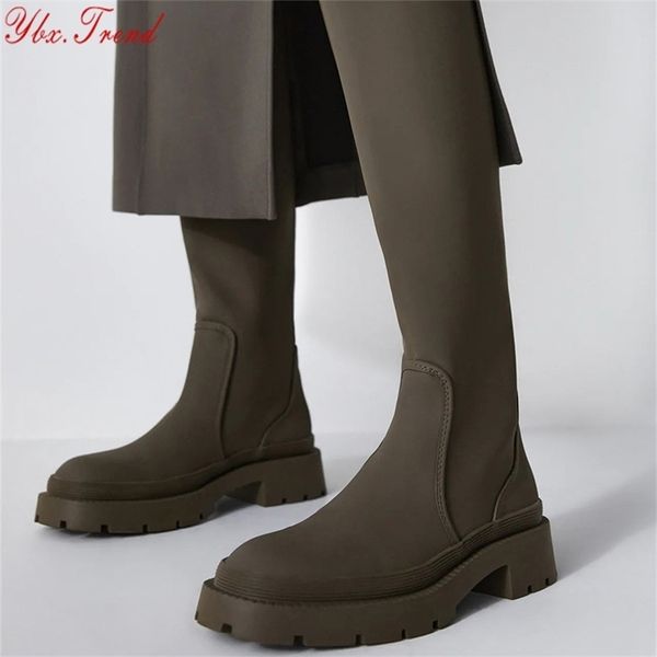 women's long boots pu low heel ladies knee high boot fashion women shoes slip on platform autumn winter female footwear 211105, Black
women's long boots pu low heel ladies knee high boot fashion women shoes slip on platform autumn winter female footwear 211105, Black