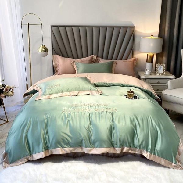 bedding sets duvet cover set 4 pieces luxury bedclothes include bedsheet pillowcase comforter light green color nordic style oceania
bedding sets duvet cover set 4 pieces luxury bedclothes include bedsheet pillowcase comforter light green color nordic style oceania