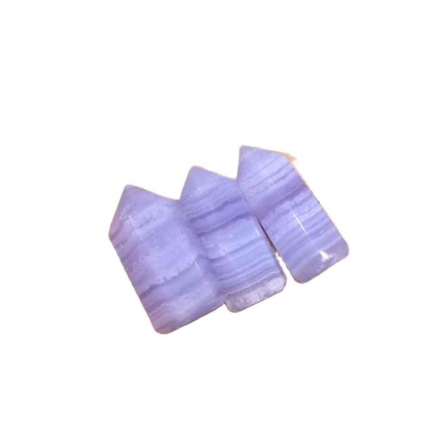 decorative objects & figurines natural crystal quartz blue lace agate tower point energy reiki stone 1pc
decorative objects & figurines natural crystal quartz blue lace agate tower point energy reiki stone 1pc