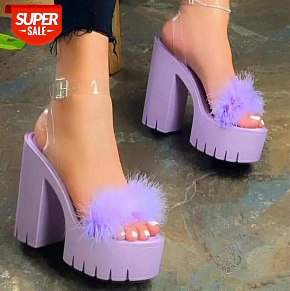 New plush high heels thick heel large size transparent buckle waterproof platform wedge heel women sandals #lj28, Black
New plush high heels thick heel large size transparent buckle waterproof platform wedge heel women sandals #lj28, Black