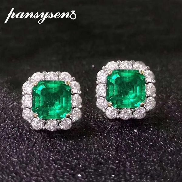 stud pansysen vintage 925 sterling silver emerald diamond gemstone earrings for women wedding anniversary jewelry gift, Golden;silver
stud pansysen vintage 925 sterling silver emerald diamond gemstone earrings for women wedding anniversary jewelry gift, Golden;silver