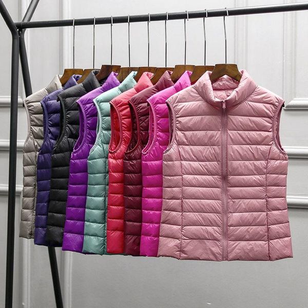 women's vests women duck down vest jacket autumn winter warm light plus size 6xl female waistcoat fashion casual slim basic sleeveless, Black;white
women's vests women duck down vest jacket autumn winter warm light plus size 6xl female waistcoat fashion casual slim basic sleeveless, Black;white