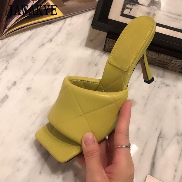 bread leather high heel mules women shoes square toe 9.5cm comfort slippers candy color runway sliders 2021 spring, Black
bread leather high heel mules women shoes square toe 9.5cm comfort slippers candy color runway sliders 2021 spring, Black