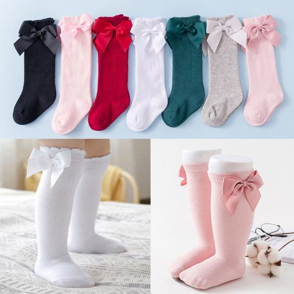 socks born baby toddlers girls big bow knee high kids sock long soft cotton tube children socken for 0-8 years, Pink;yellow
socks born baby toddlers girls big bow knee high kids sock long soft cotton tube children socken for 0-8 years, Pink;yellow