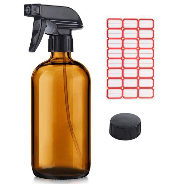 storage bottles & jars hip 1pc 16 oz amber glass empty spray with black cap and pump for plants, pets, essential oils, cleaning
storage bottles & jars hip 1pc 16 oz amber glass empty spray with black cap and pump for plants, pets, essential oils, cleaning
