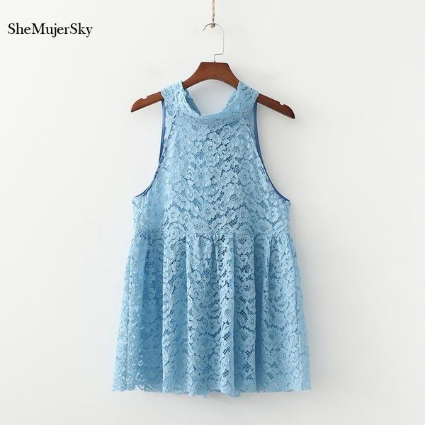 shemujersky elegant lace blouse women o-neck bow tie sleeveless summer 2021 shirts blusa feminina women's blouses, White
shemujersky elegant lace blouse women o-neck bow tie sleeveless summer 2021 shirts blusa feminina women's blouses, White