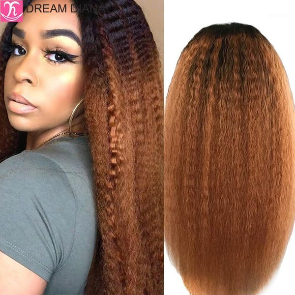 dreamdiana ombre brazilian kinky straight wigs yaki hair t part 4x4 lace closure wig 100% human1, Black;brown
dreamdiana ombre brazilian kinky straight wigs yaki hair t part 4x4 lace closure wig 100% human1, Black;brown