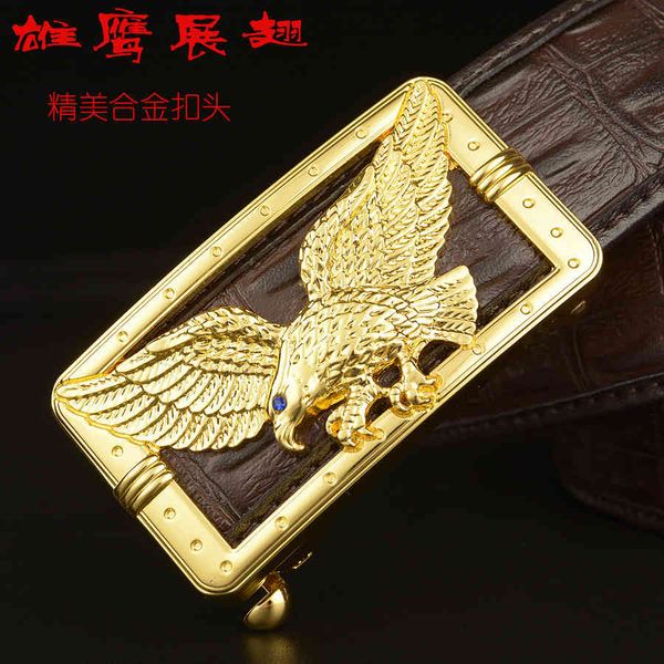 new eagle wings men's belt with automatic buckle two layers of leather crocodile genuine leisure personality, Black;brown
new eagle wings men's belt with automatic buckle two layers of leather crocodile genuine leisure personality, Black;brown