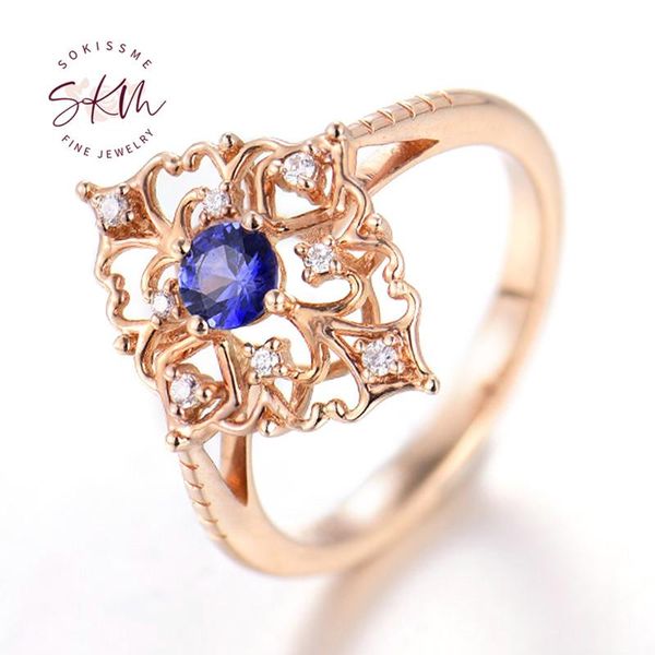 cluster rings skm 14k rose gold sapphire for women flower engagement designer anniversary luxury fine jewelry, Golden;silver
cluster rings skm 14k rose gold sapphire for women flower engagement designer anniversary luxury fine jewelry, Golden;silver