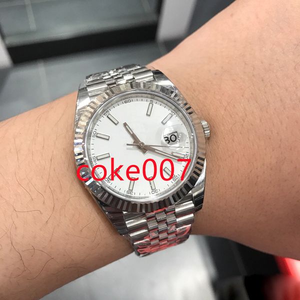 specially made waterproof 41mm 126334 mens watch in 18kt stainless steel white gold mechanical automatic bf mens watch with box mens watches, Slivery;brown
specially made waterproof 41mm 126334 mens watch in 18kt stainless steel white gold mechanical automatic bf mens watch with box mens watches, Slivery;brown