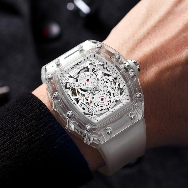 wristwatches kimsdun brand transparent men's mechanical watch luxury sports rm style automatic hollow fashion watches drop, Slivery;brown
wristwatches kimsdun brand transparent men's mechanical watch luxury sports rm style automatic hollow fashion watches drop, Slivery;brown