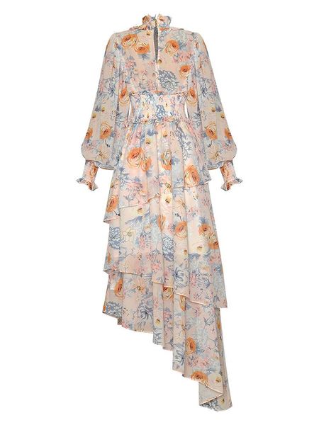 casual dresses est 2021 designer runway stand-up collar lantern long sleeve elastic floral irregular dress, Black;gray
casual dresses est 2021 designer runway stand-up collar lantern long sleeve elastic floral irregular dress, Black;gray