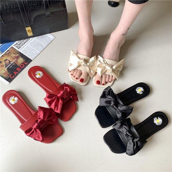 slippers bow fairy wind female net red summer wear flat bottomed 2021 beach flip flops, Black
slippers bow fairy wind female net red summer wear flat bottomed 2021 beach flip flops, Black