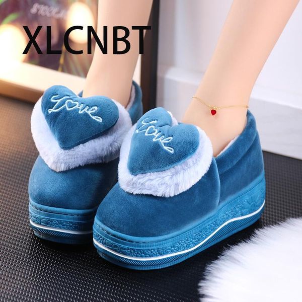 slippers covered heel slipper winter cotton padded shoes women lovely heart bag thick sole plush nonslip high home slip, Black
slippers covered heel slipper winter cotton padded shoes women lovely heart bag thick sole plush nonslip high home slip, Black