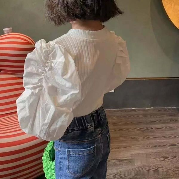 fashion baby girl cotton puff sleeve infant toddler girl pincess knitted shirt long sleeve fall spring solid blouse, White;black
fashion baby girl cotton puff sleeve infant toddler girl pincess knitted shirt long sleeve fall spring solid blouse, White;black