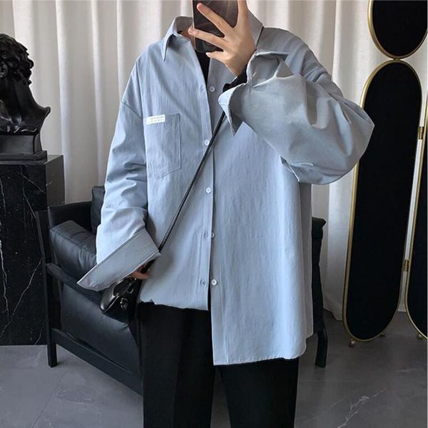 men's casual shirts 2021 men clothing classic white black korean clothes shirt covered placket formal business loose long sleeve s-5xl
men's casual shirts 2021 men clothing classic white black korean clothes shirt covered placket formal business loose long sleeve s-5xl