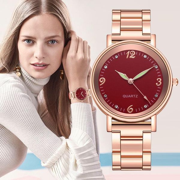 wristwatches women luminous watch women's stainless steel belt casual quartz fashion wristwatch female clock gifts, Slivery;brown
wristwatches women luminous watch women's stainless steel belt casual quartz fashion wristwatch female clock gifts, Slivery;brown