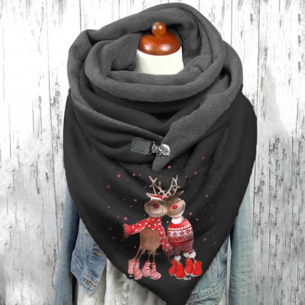scarves 2021 autumn winter scarf for women christmas elk printing button soft wrap warm shawls foulard femme neck bandana, Blue;gray
scarves 2021 autumn winter scarf for women christmas elk printing button soft wrap warm shawls foulard femme neck bandana, Blue;gray