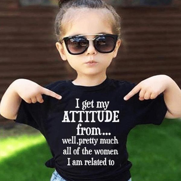 children fashion i get my attitude from all the people am related to letters printed toddler kids boys clothes, Blue
children fashion i get my attitude from all the people am related to letters printed toddler kids boys clothes, Blue