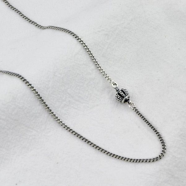 chains drop s925 silver fashion tiny crown matinee curb chain necklace for gift
chains drop s925 silver fashion tiny crown matinee curb chain necklace for gift