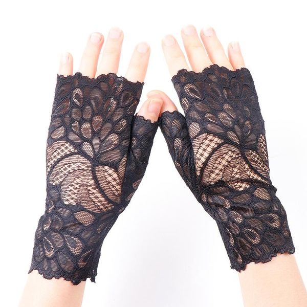five fingers gloves fashion sailor dance long fingerless womens lace ladies half finger fishnet heated mesh mitten handschoenen, Blue;gray
five fingers gloves fashion sailor dance long fingerless womens lace ladies half finger fishnet heated mesh mitten handschoenen, Blue;gray