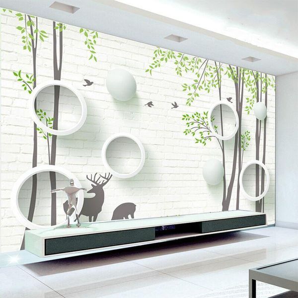 customized living room tv background wall paper simple modern mural 3d wallpaper covering film and television elk wallpapers
customized living room tv background wall paper simple modern mural 3d wallpaper covering film and television elk wallpapers