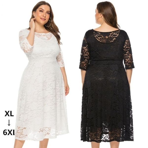 casual dresses large swing skirt spring and autumn european american plus size long hollow lace high waist sleeve dress, Black;gray
casual dresses large swing skirt spring and autumn european american plus size long hollow lace high waist sleeve dress, Black;gray