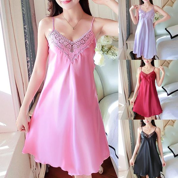 simulation silk thin nightdress beachwear women 2021 summer dress open back solid fashion casual loose homewear women's swimwear, White;black
simulation silk thin nightdress beachwear women 2021 summer dress open back solid fashion casual loose homewear women's swimwear, White;black